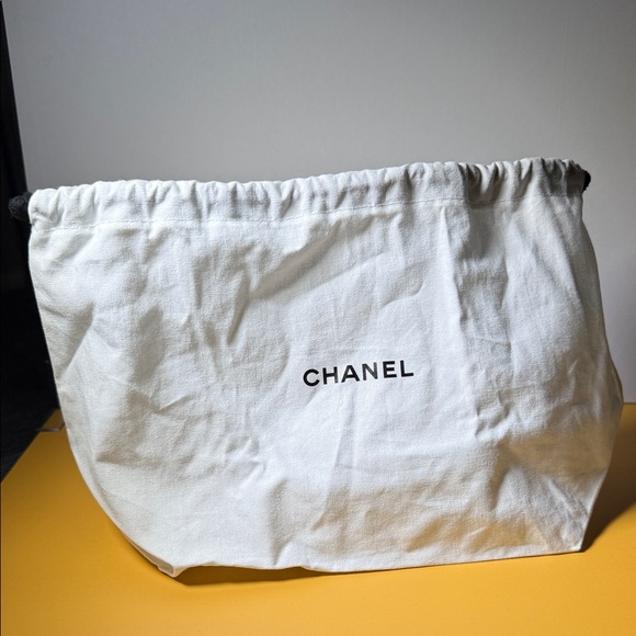 CHANEL Handbags - Authentic CHANEL White Cotton Dust Bag